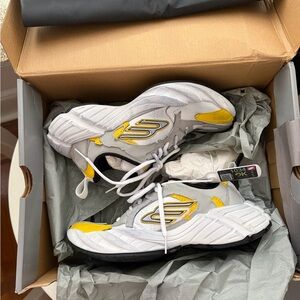 Balenciaga Monday Sneaker in Yellow and Grey Colorway